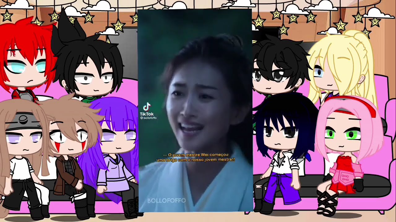 Amigos de naruto reagindo naruto es Wei wuxian (1/4).
