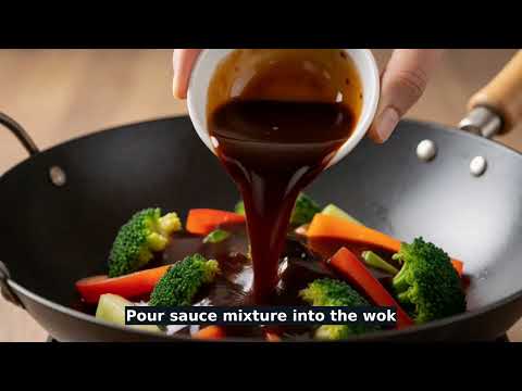 Savory Beef and Broccoli with Bell Peppers recipe video thumbnail