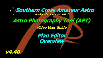 APT User Guide - Plan Editor