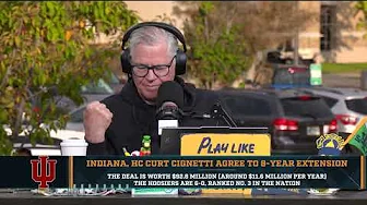 Dan Patrick Reacts To Curt Cignetti's 8-Year Extension With Indiana | 10/17/25