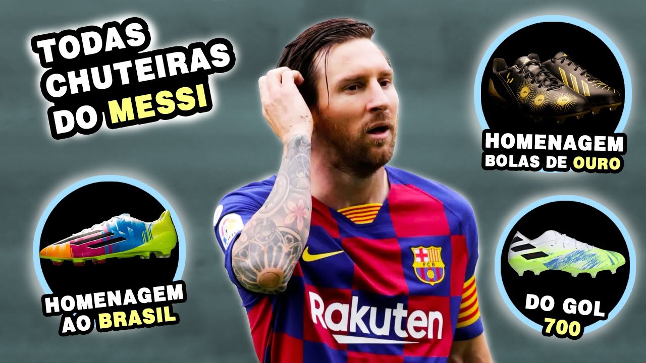 TODAS AS CHUTEIRAS DO MESSI - 