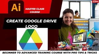 Master Adobe Illustrator : How to Create Google Drive Logo Adobe Illustrator Tutorial