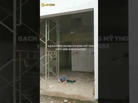 Video Gạch Ốp Mặt Tiền 60x60 Bóng Kiếng 16T9 Gạch Men Hưng... - youtube