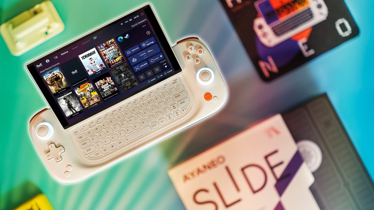 I Really Liked the Hidden Keyboard - AyaNeo Slide Windows Gaming ...