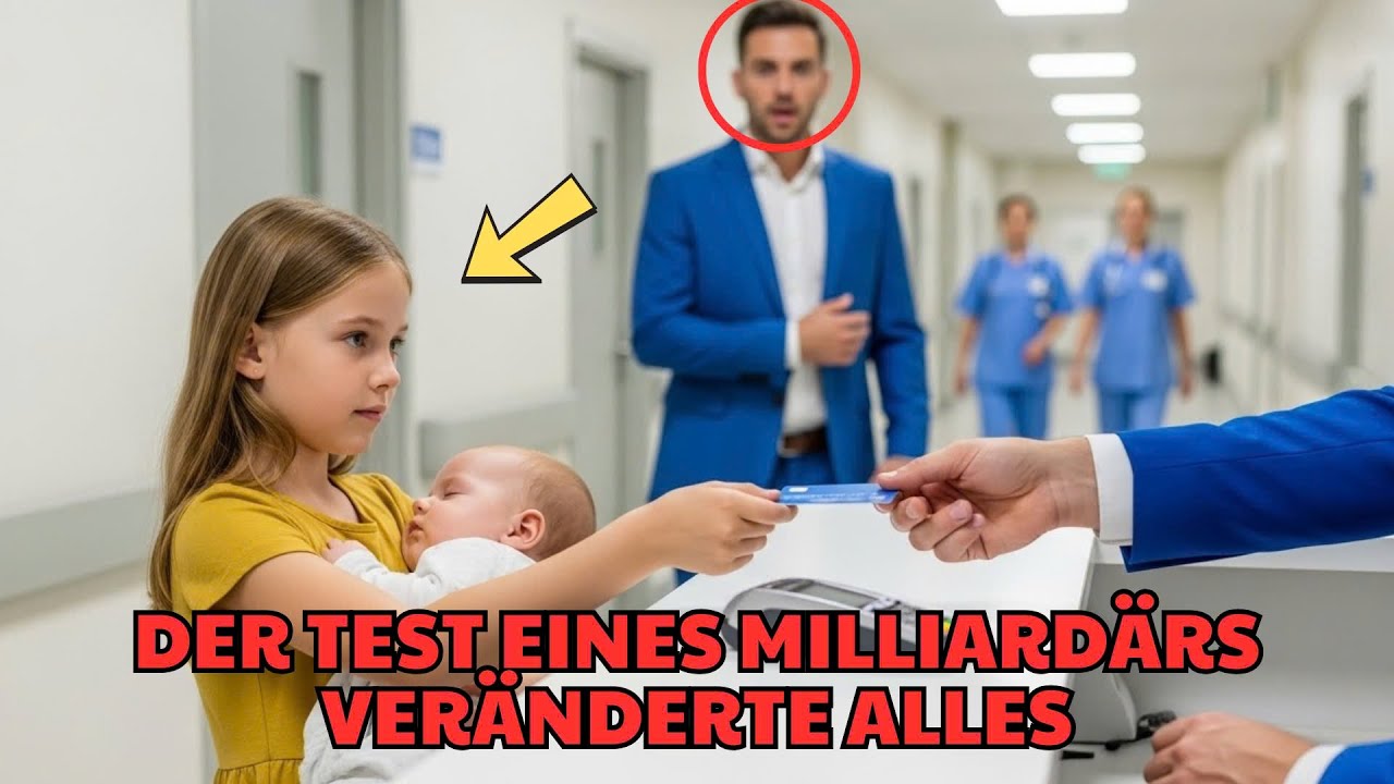 Ein Milliardär gab einem armen Mädchen seine Karte — was sie tat, schockierte ihn