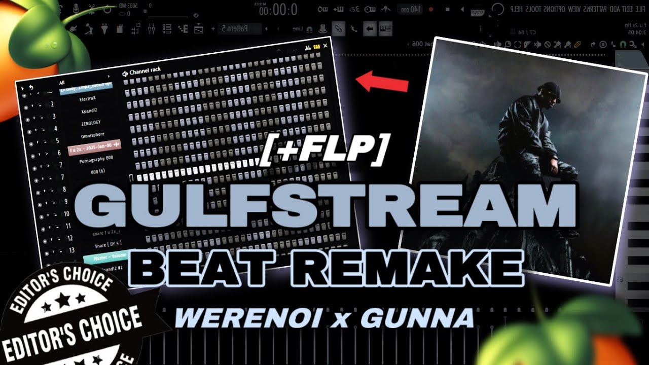 Werenoi Ft Gunna - "Gulfstream" Beat/Instrumental Remake On Fl Studio