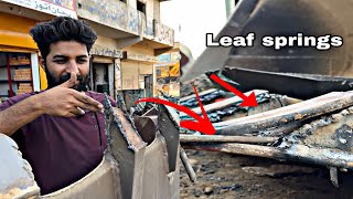 Loader Bucket Teeth Repaired Using Leaf Spring Steel #leafspring #welding loader bucket repair