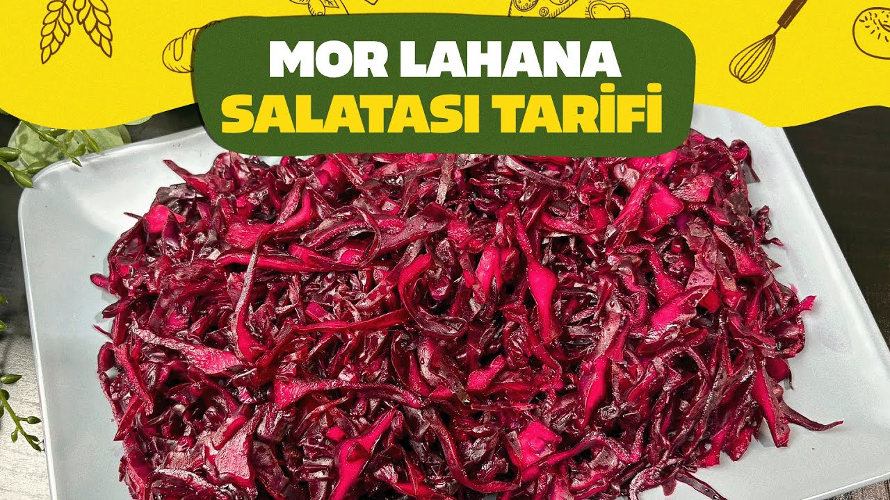 Sadece 2 Malzemeyle Sofranıza Lokanta Havası Katın! Mor Lahana Salatası Sırları