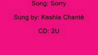 Watch Keshia Chante Sorry video