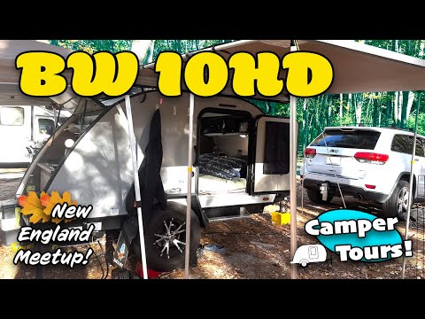 Bushwhacker 10HD Setup Tour @ Fall New England Teardrop Meetup
