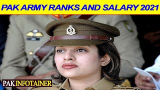 Pakistan Army Ranks, Insignia and Basic Pay Scales 2021 - Pakistan Army Ranks and Salary Chart 2021