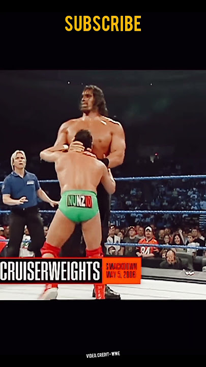 The Great Khali destroys Cruiserweights #wwe #thegreatkhali #shorts
