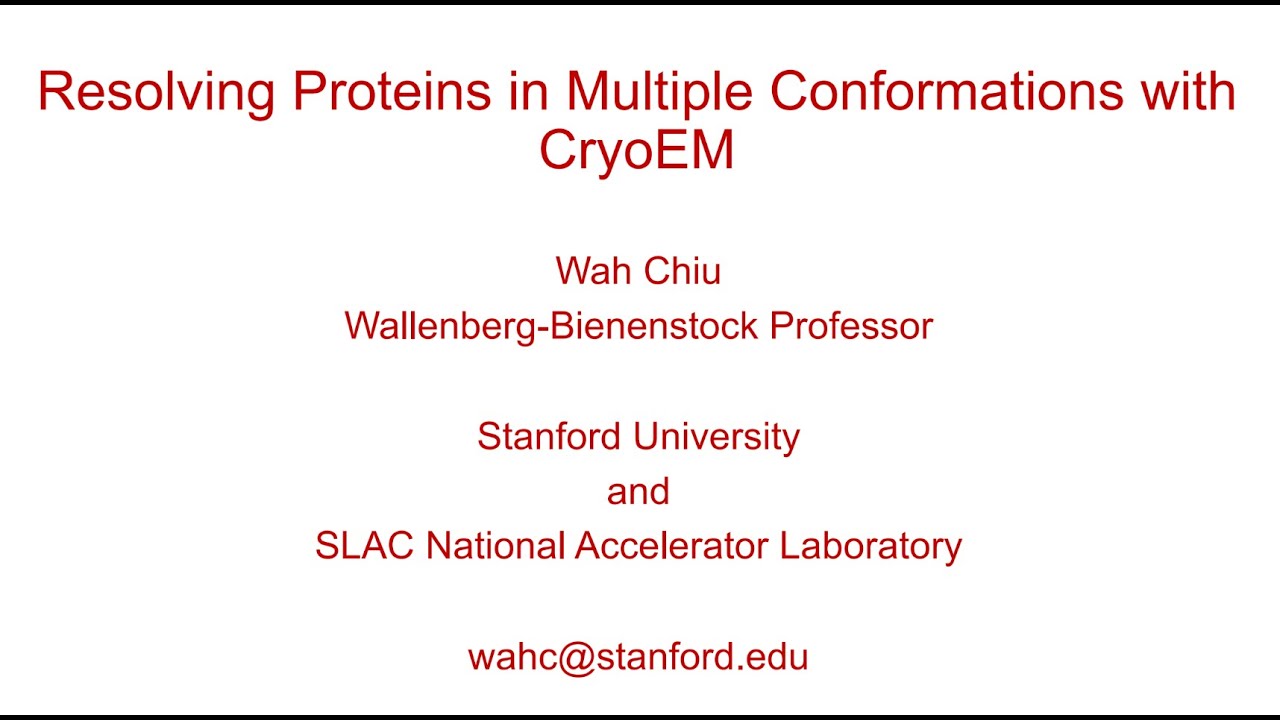 Wah Chiu & Martin Blackledge : CASP SIG on Modeling Conformational Ensembles