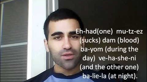 Learn Conversational Hebrew Lesson 10