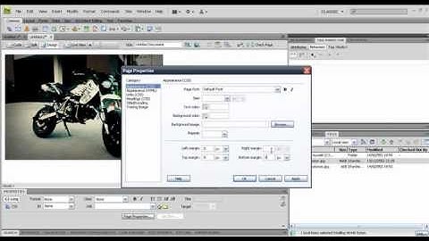 using open browser window in dreamweaver