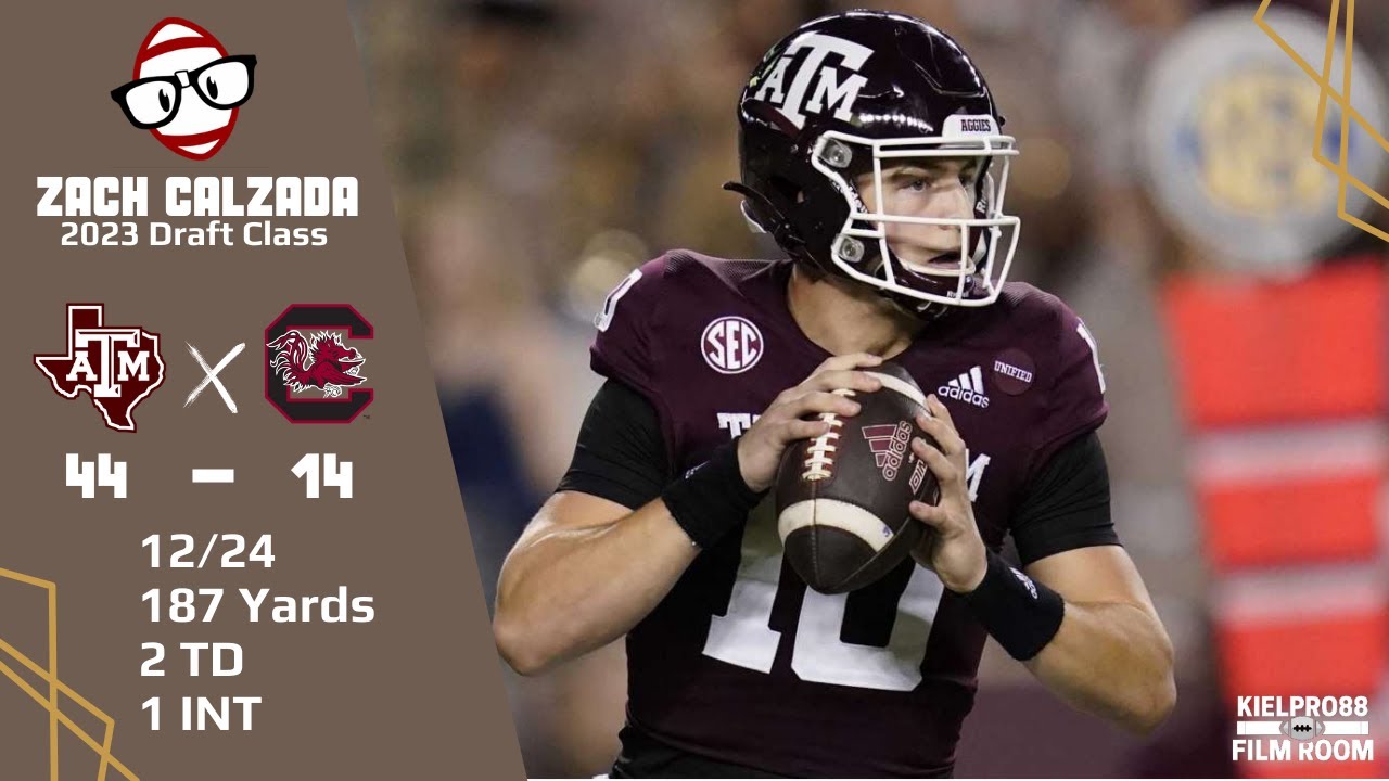 Zach Calzada (Texas A&M) vs South Carolina (2021)