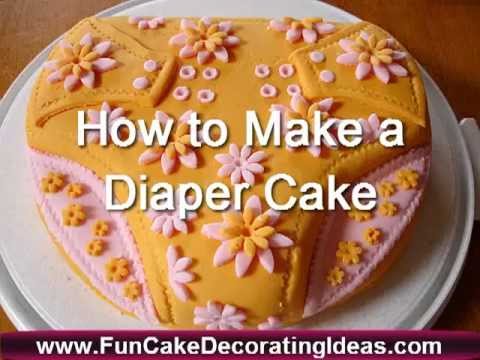 edible diaper cake