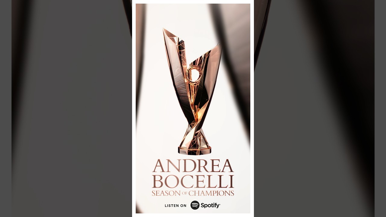 SEASON OF CHAMPIONS playlist, listen now on Spotify: andreabocelli.lnk.to/seasonofchampions