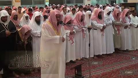 أواخر سورة البقرة والأحزاب من مسجد الرياض 1435 هـ | فضـيلة الشيخ سعــود الشـريـم