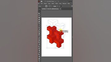 How to Create 3D Isometric Cube Illustration in Adobe Illustrator | Easy Pattern Design Tutorial 🧱✨