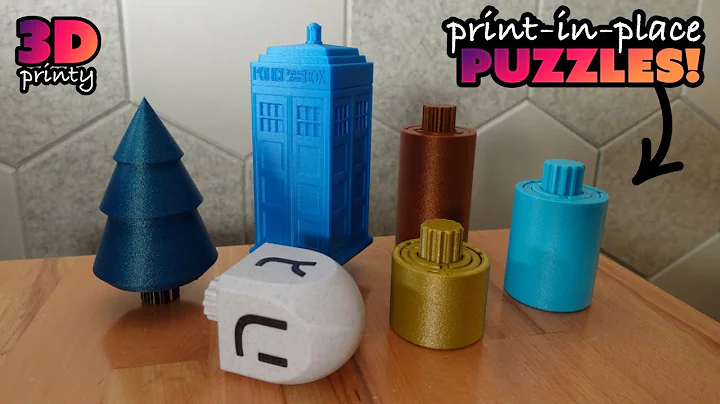 Print-in-Place Puzzle Boxes!