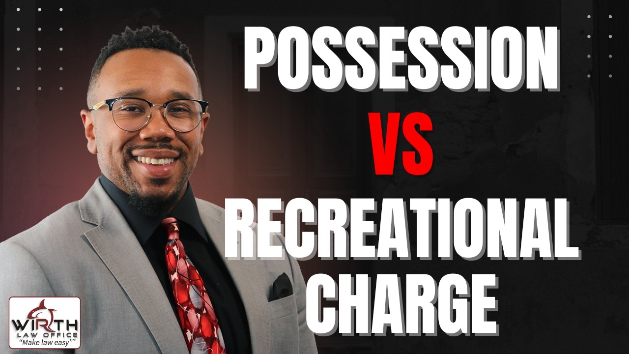 Possession Charge vs Recreational Charge