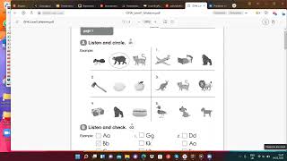 Oxford Phonics World Midterm test A screenshot 3