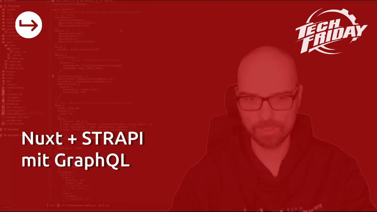 Nuxt + STRAPI mit GraphQL Tech Friday Talk - YouTube