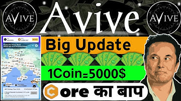 Avive Mining App Big Update | 1Coin = 5000$ | New Mining App 2023 | Avive Mining App New Update