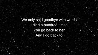 Amy Winehouse - Back To Black ( lyrics ) Resimi