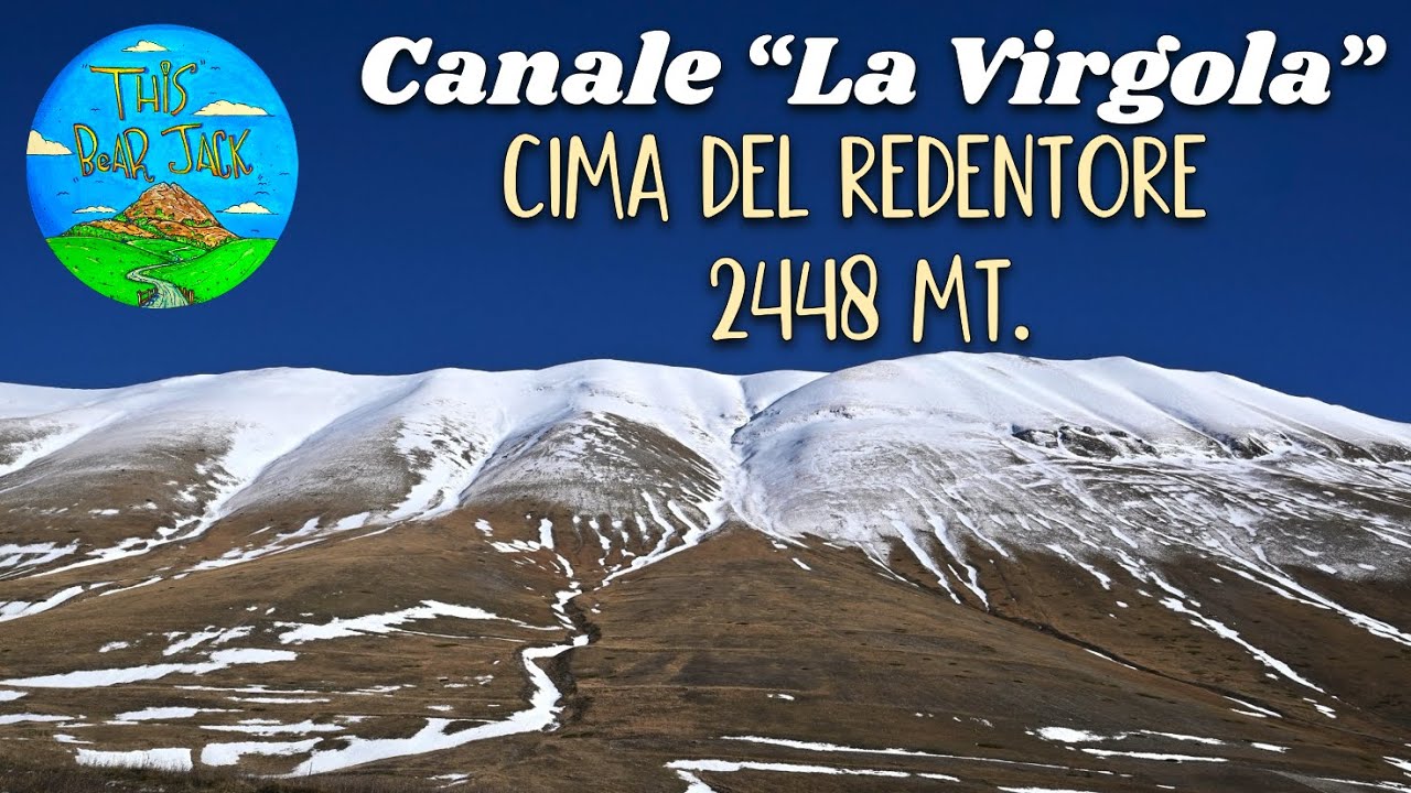 CANALE LA VIRGOLA CIMA DEL REDENTORE 2448 MT. MONTI SIBILLINI
