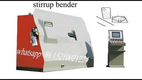stirrup bender stirrup bending machine rebar bender construction machine itech bending machine
