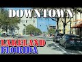 Lakeland  florida  4k downtown drive
