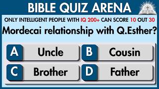 Esther Bible Quiz | 30 Questions to Test Your Knowledge | Can You Score 30/30?