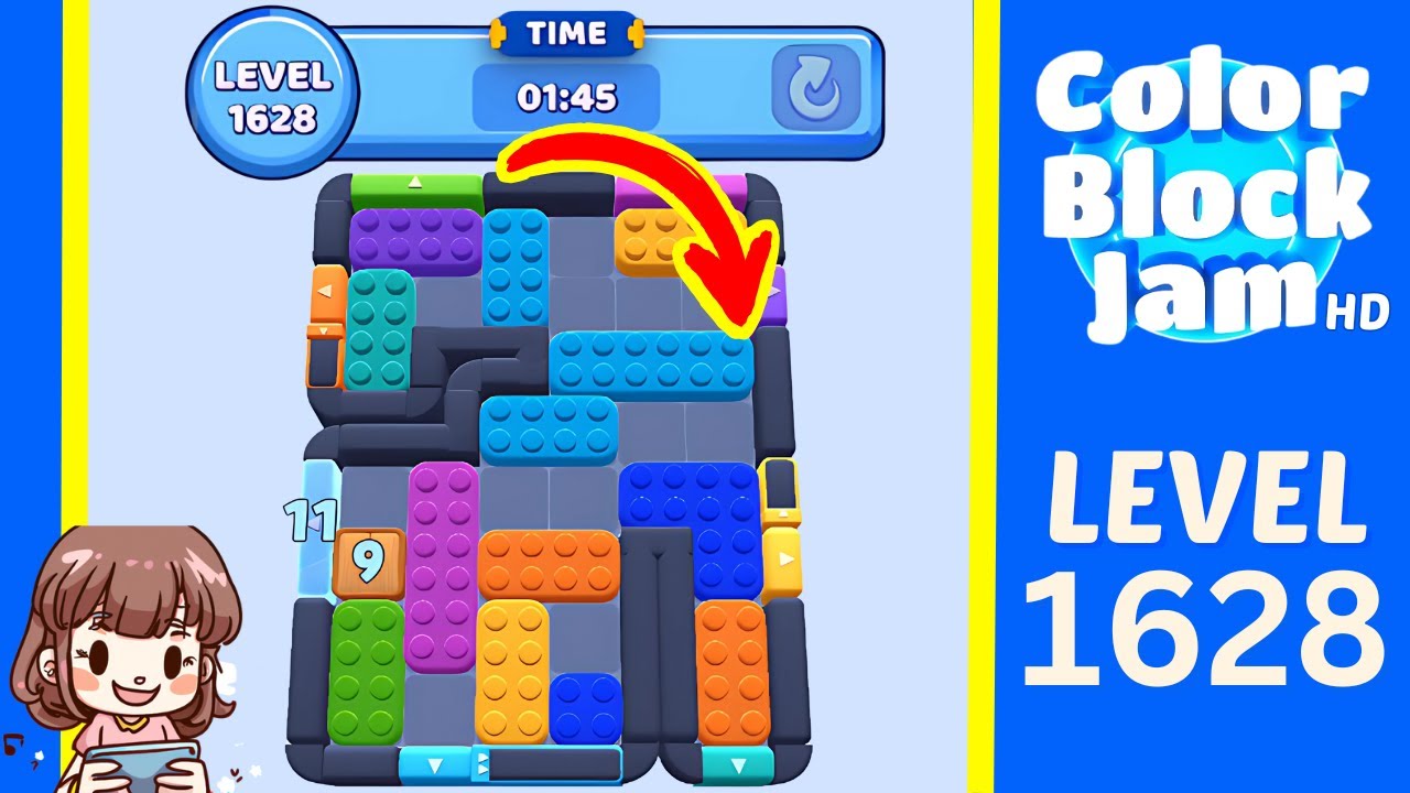 Color Block Jam Level 670 (1628) Solution Walkthrough - YouTube