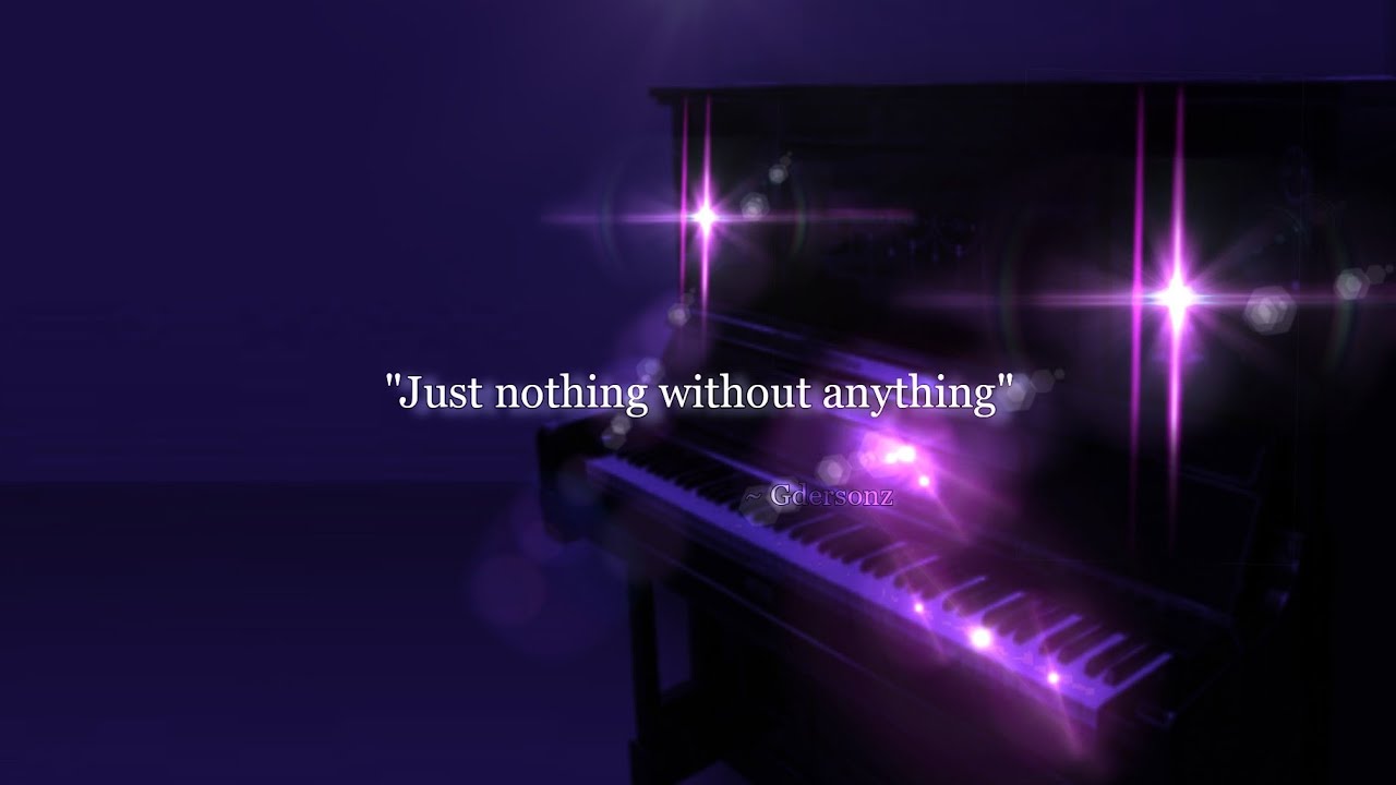 Without anything