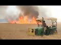 Wheat caught fire | Tractor Fight Gone HORRIBLYONG, tractor stunt, tractor fail, aag lag gai ha