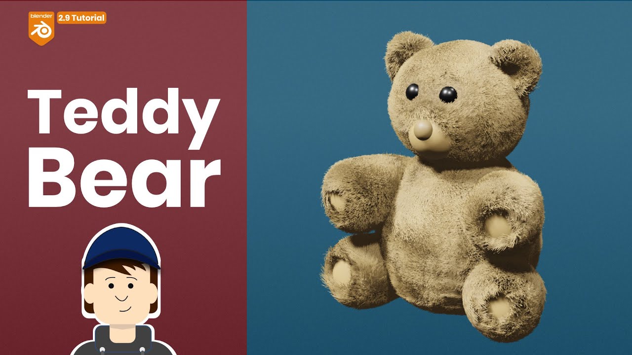 How to model a teddy bear in Blender [2.9] 