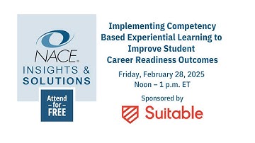 Implementing Competency Based Experiential Learning to Improve Student Career Readiness Outcomes