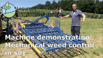 Machine demonstration: Mechanical weeding in soy