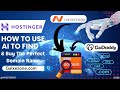 How To Use Al To Find &amp; Buy The Perfect Domain Name | @fusionkingusa | hostinger  | namecheap  | godaddy