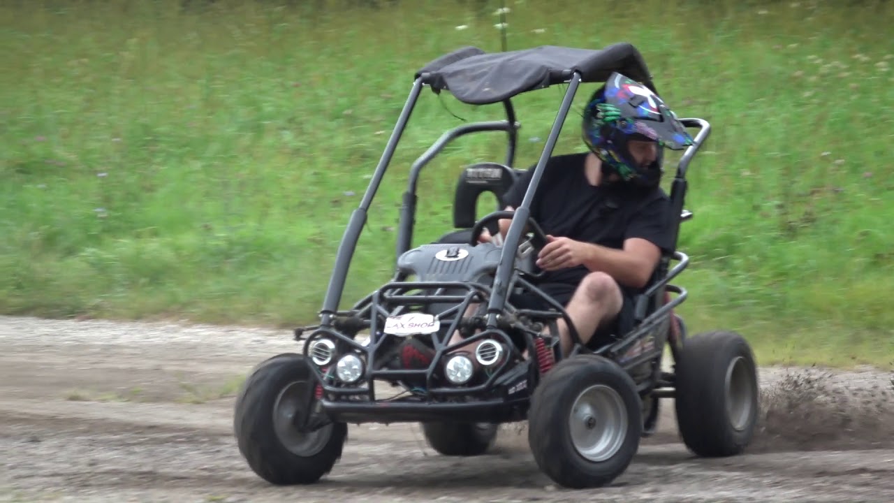 Slow mo' Drifting Trike VS Go Kart YouTube