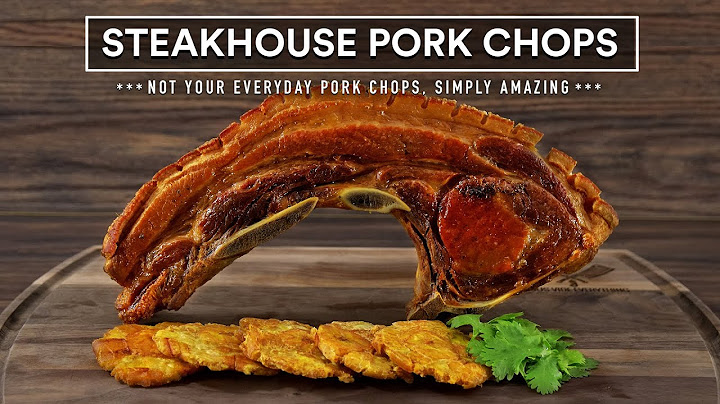 Insane STEAKHOUSE Pork Chops that are on next level!