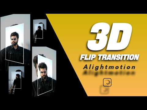 3D flip layer transition | Alight motion tutorial |Malayalam | Brighten Malayalam