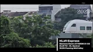 {THE BEST ANGLE} 13/09/2025 KLIA Express Siemens Desiro ET425M X1-03 Passing MidValley