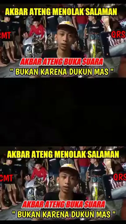 PENJELASAN AKBAR ATENG#53 TERHADAP RICKY KLOWOR#92 || DI LAGA QRS SPEED VS CMT GARAGE !?!?