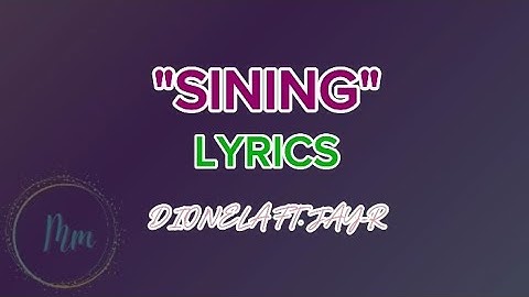 Dionela - sining (Lyrics) ft. Jay R