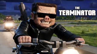 The Terminator - A Minecraft Movie Trailer with AI Generated
