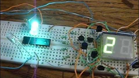 PIC16F84A 7segment counter