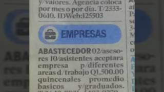 Clasificados/empleo jueves